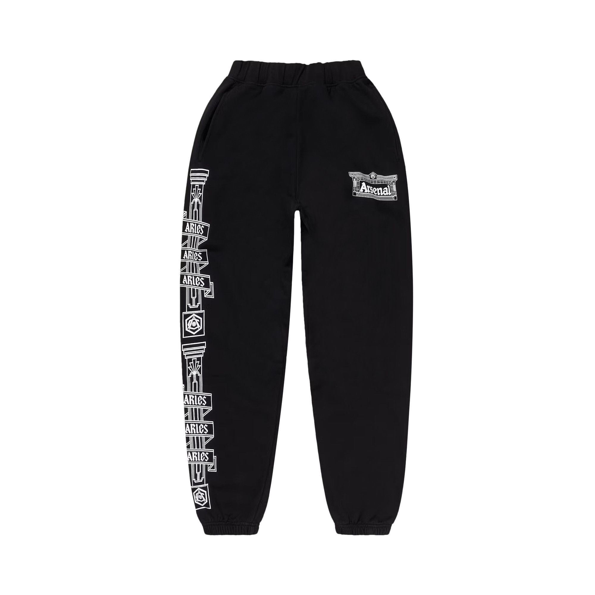 Buy Aries x Arsenal Column Sweatpant 'Black' - U06697 BLAC | GOAT UK
