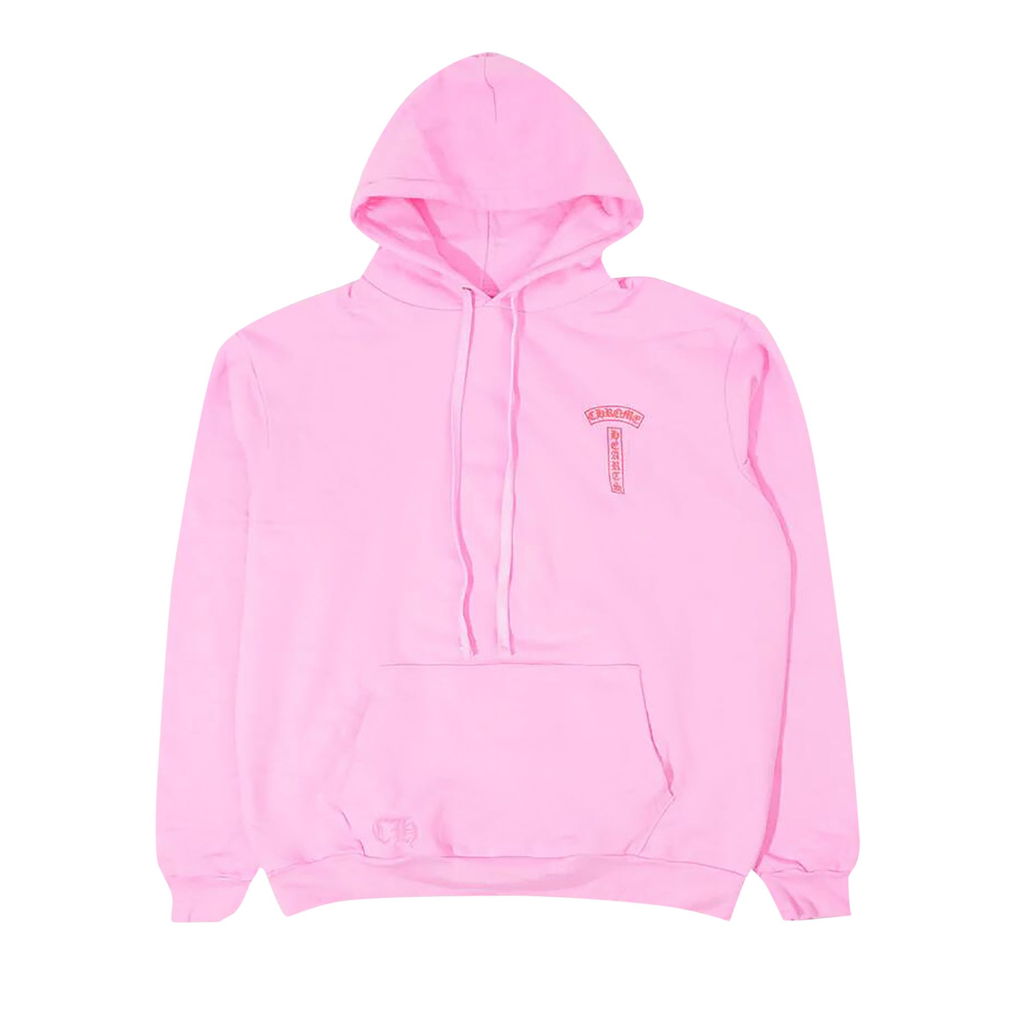 Size l Chrome Hearts T Bar Logo Hoodie 'Pink/Red'