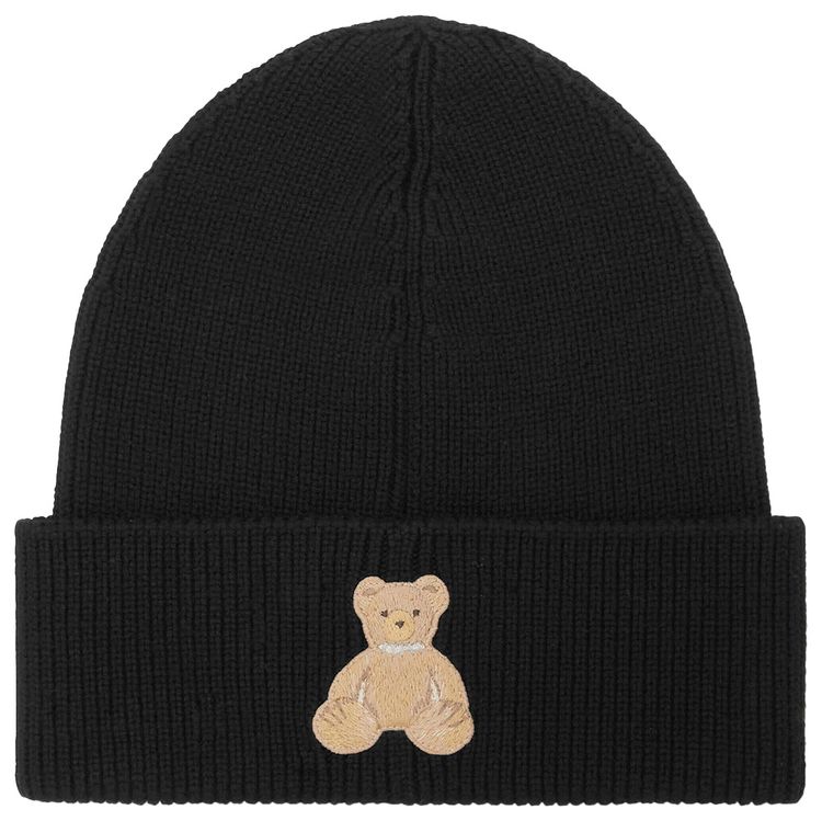 Palm Angels Bear In Mind Beanie BlackBrown