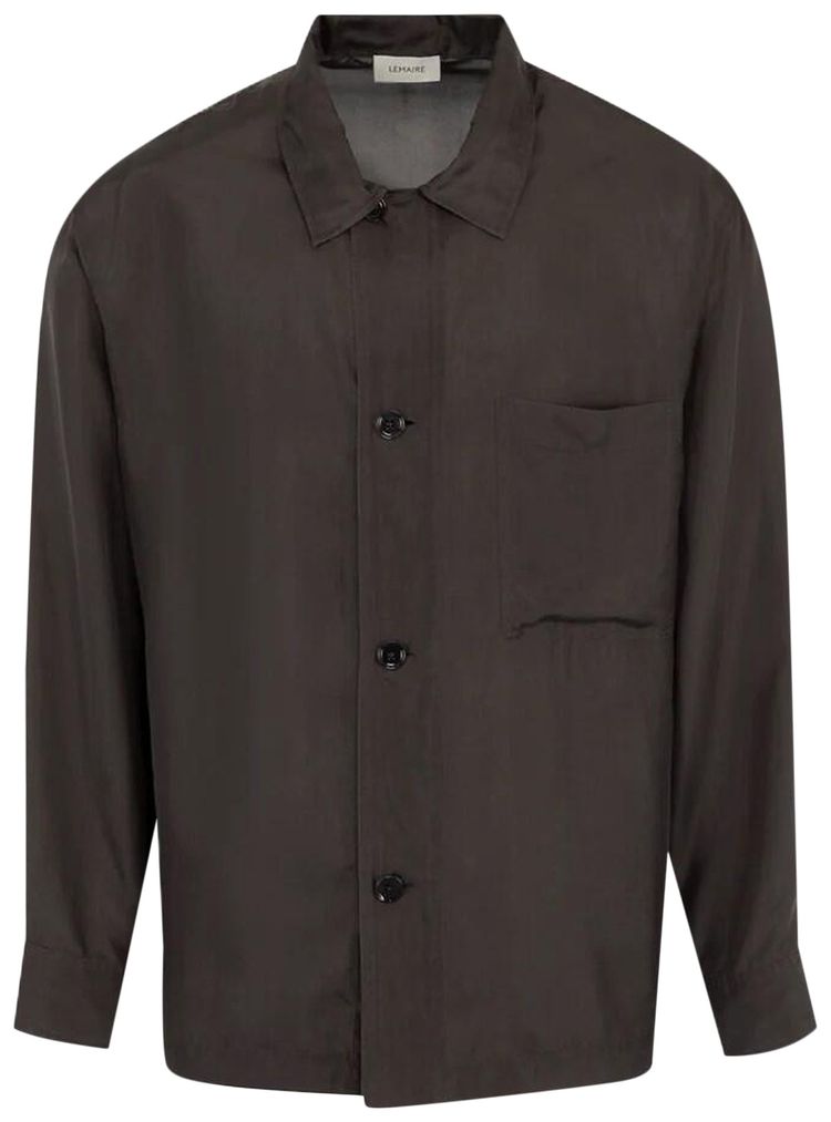 Lemaire Pajama Shirt Espresso