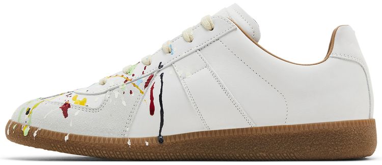 Maison Margiela Replica Low Paint Splatter   Grey