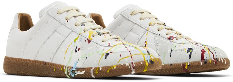 Maison Margiela Replica Low Paint Splatter   Grey