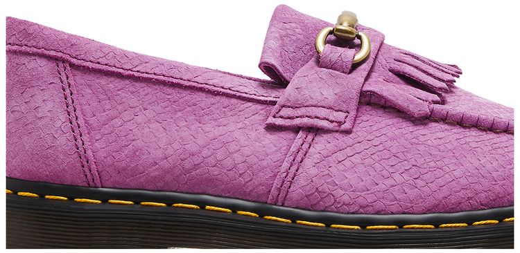 Adrian Snaffle Repello Emboss Suede Kiltie Loafer Thrift Pink