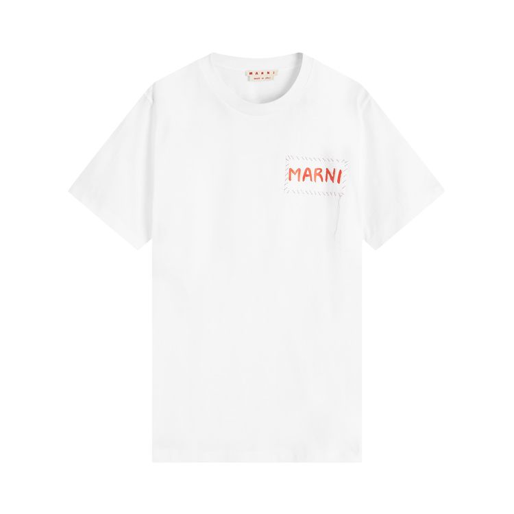 Marni Jersey T Shirt Lily White
