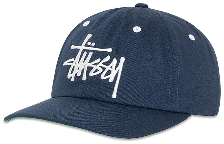 Stussy Low Profile Big Basic Snapback Navy