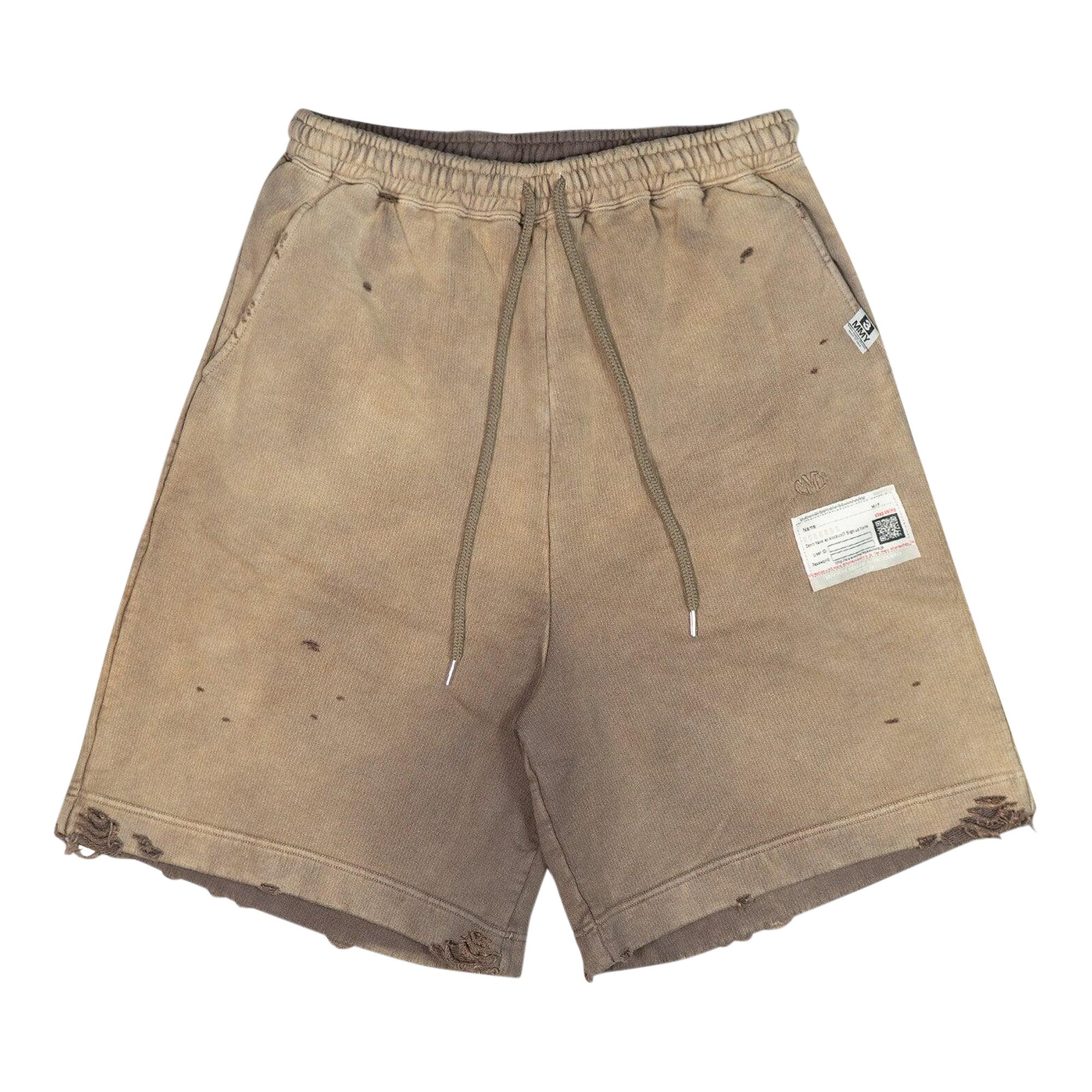 Buy Maison Mihara Yasuhiro Sun Faded Shorts 'Brown