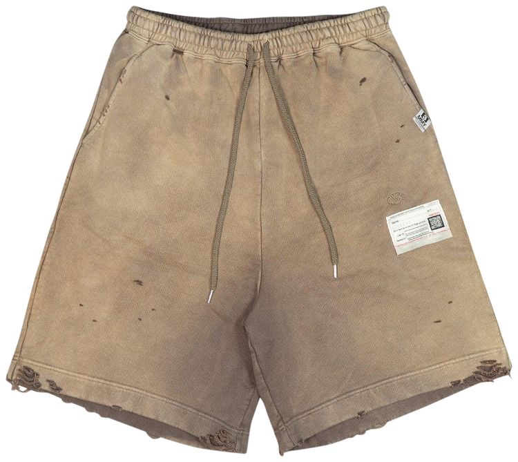 Maison Mihara Yasuhiro Sun Faded Shorts Brown