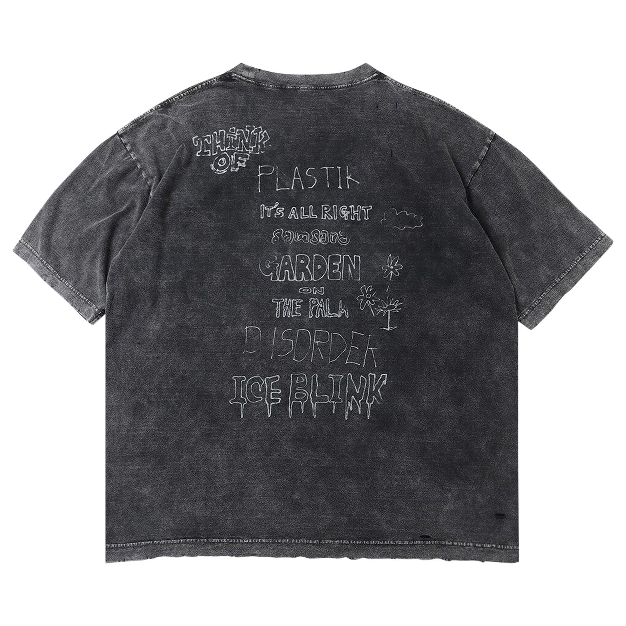 Buy Maison Mihara Yasuhiro Bleached Tee 'Black' - A13TS611 BLAC