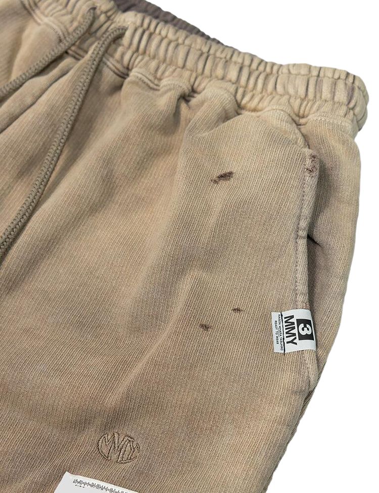 Maison Mihara Yasuhiro Sun Faded Shorts Brown