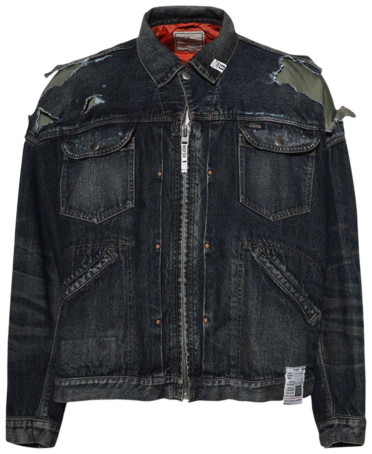 Maison Mihara Yasuhiro Layered Denim Jacket Indigo