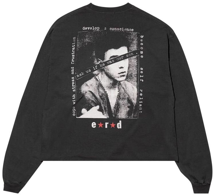 Enfants Riches Deprimes Teen Just Wanted Love Long Sleeve T Shirt Faded BlackMulticolor