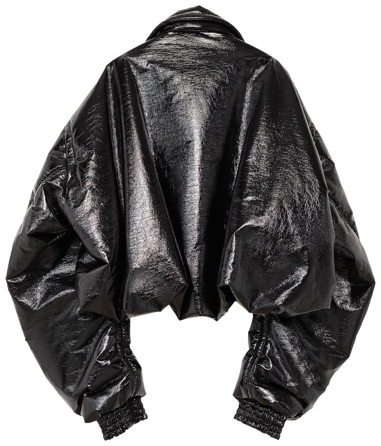 Maison Mihara Yasuhiro Enamel Jacket Black