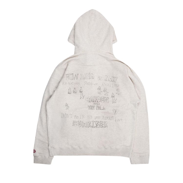 Maison Mihara Yasuhiro Distressed Hoodie White