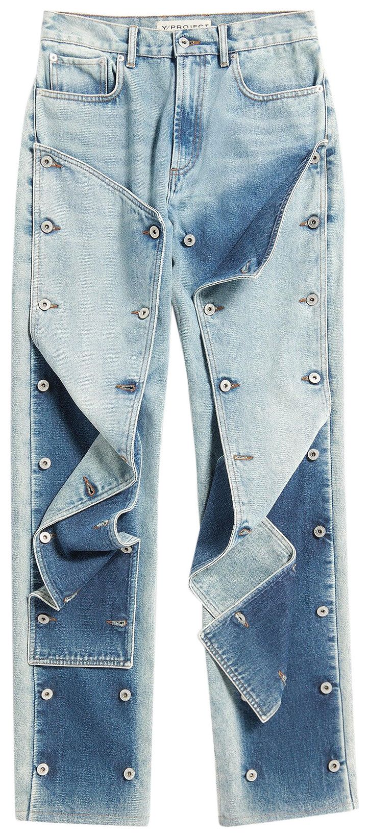 YProject Snap Off Jeans Evergreen Ice Blue