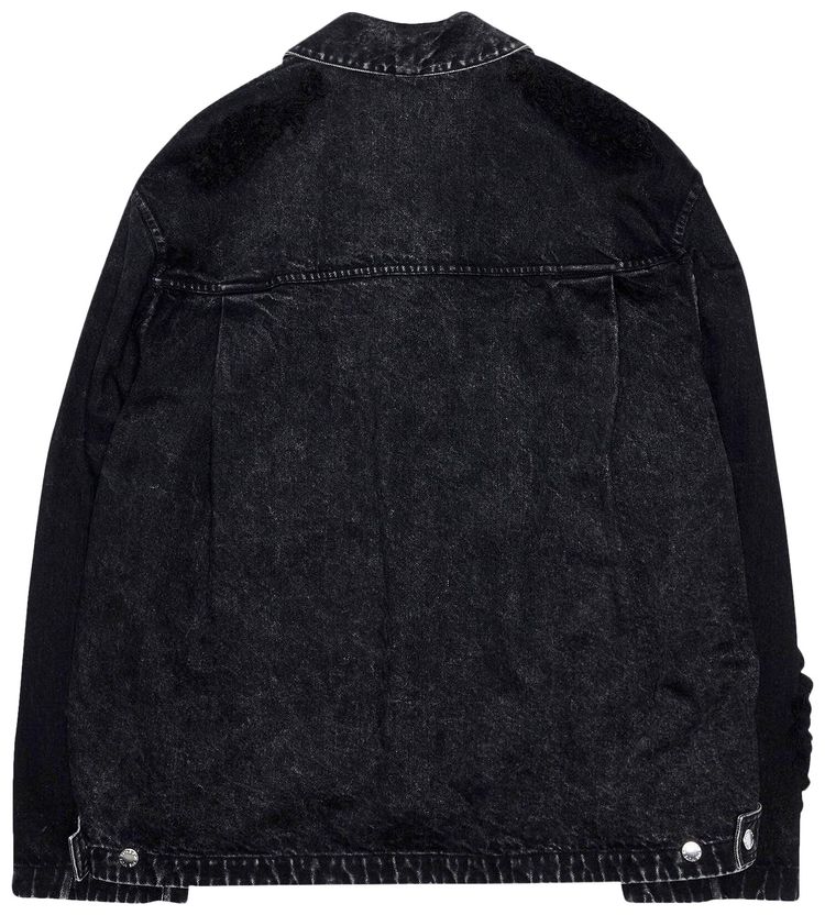 Song for the Mute Teardrop Zip Up Jacket Black