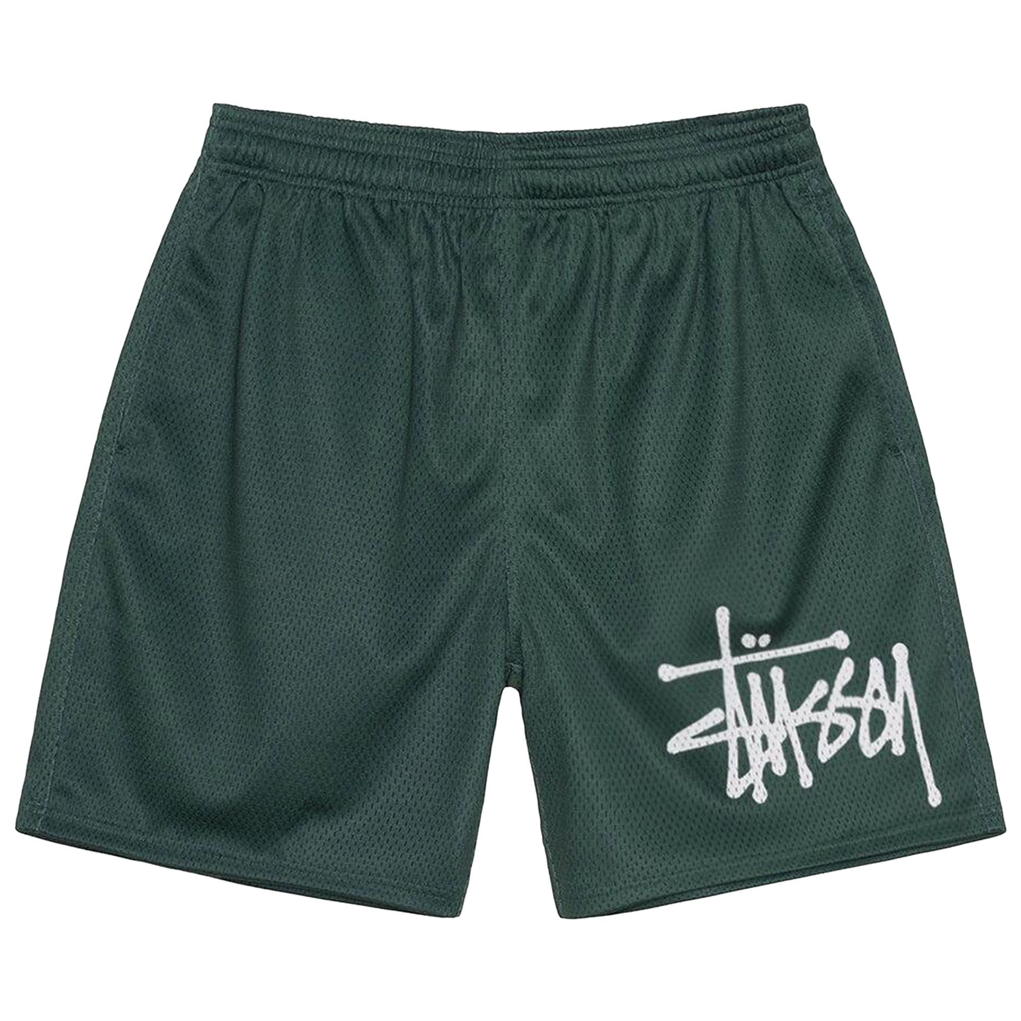 パンツ 25ss STUSSY BASIC MESH SHORT LEOPARD M org.jpg