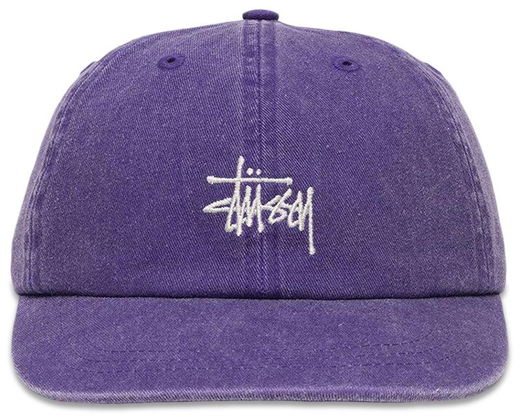 Stussy Washed Basic Low Pro Hat Grape