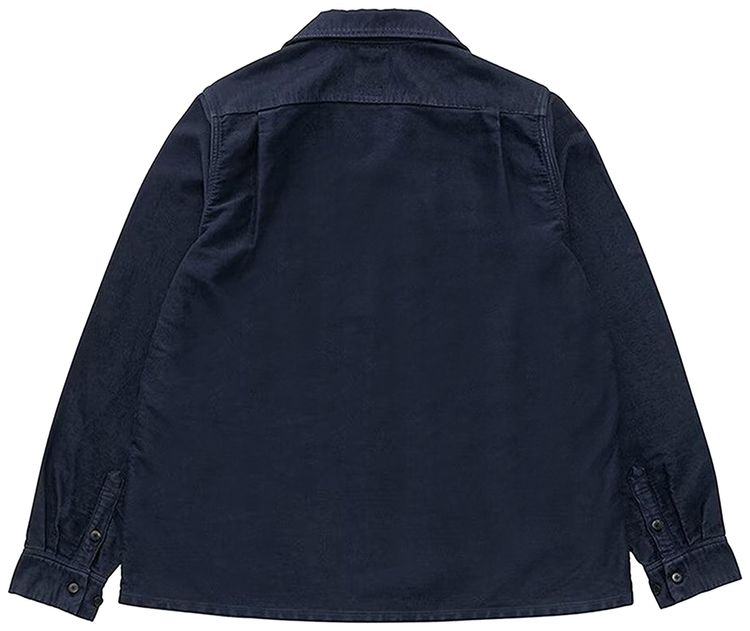 Visvim Keesey GS Long Sleeve Moleskin Shirt Navy