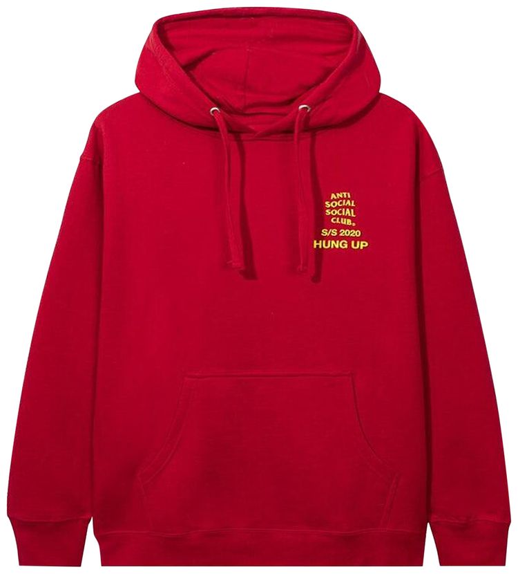 Anti Social Social Club Dialtone Hoodie Red