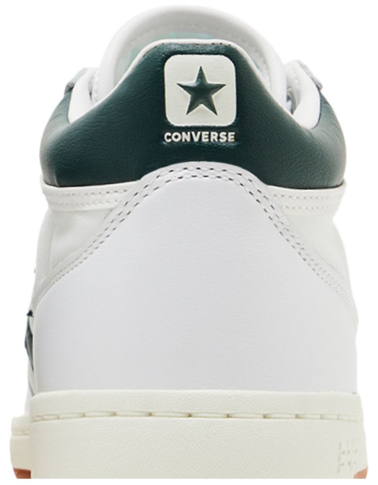 Converse Fastbreak Pro Mid White Deep Emerald