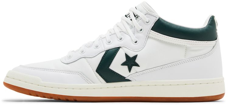 Converse Fastbreak Pro Mid White Deep Emerald