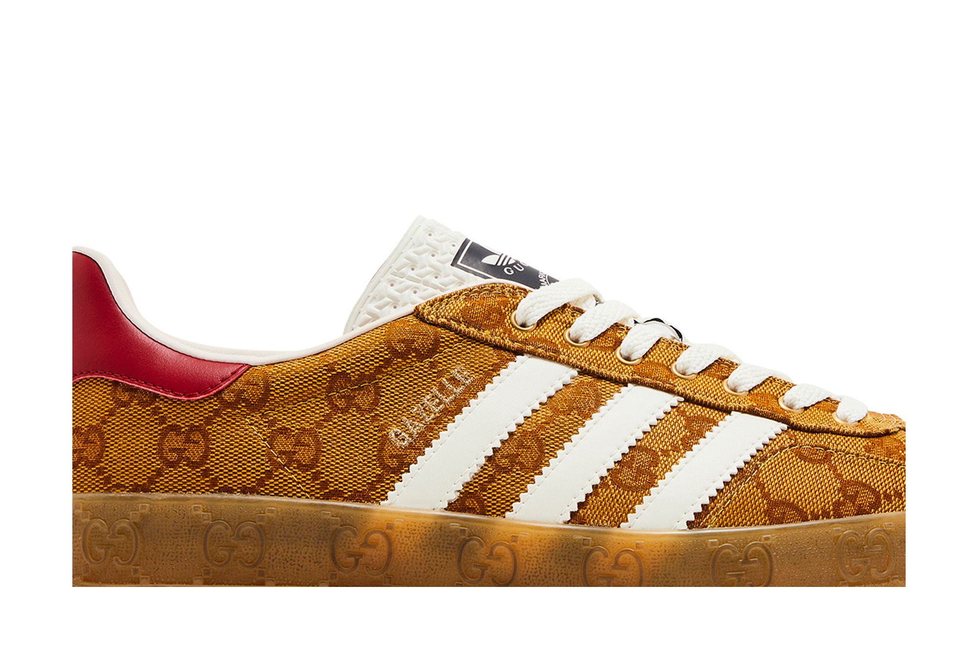 ADIDAS×GUCCI WOMEN'S GAZELLE HQ8850 23cm Buy Gucci x adidas Gazelle 'GG Monogram' - HQ8850 | GOAT