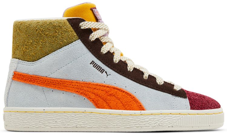 Puma lemlem x Wmns Suede Mid Icy Blue Cayenne Pepper