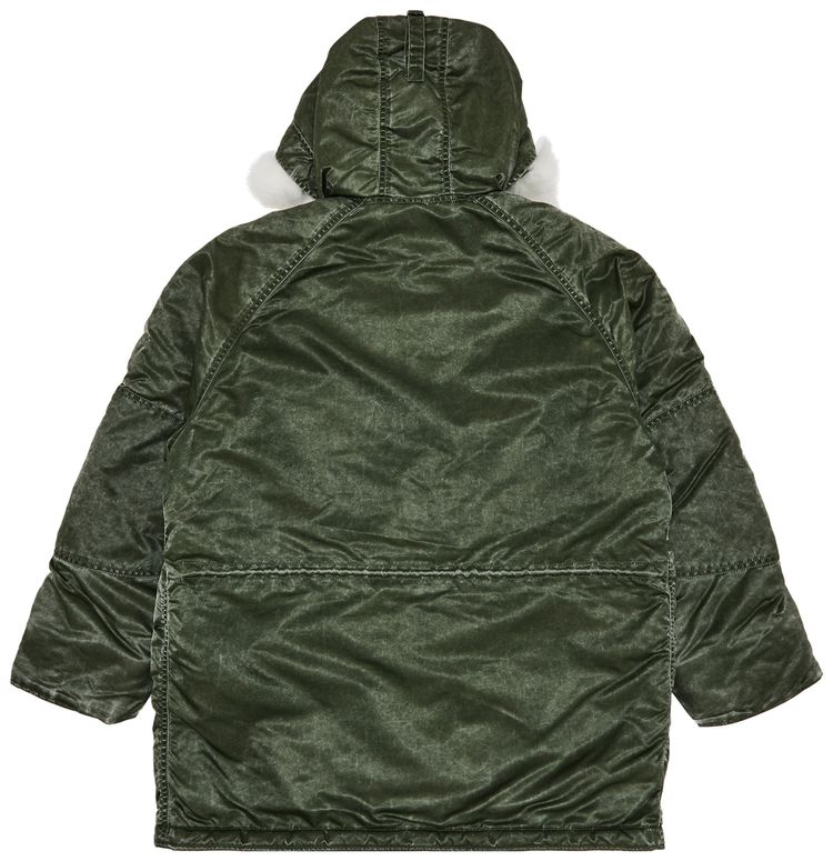 Supreme Washed Flight Satin N 3B Parka Olive