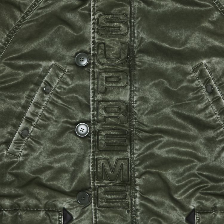 Supreme Washed Flight Satin N 3B Parka Olive