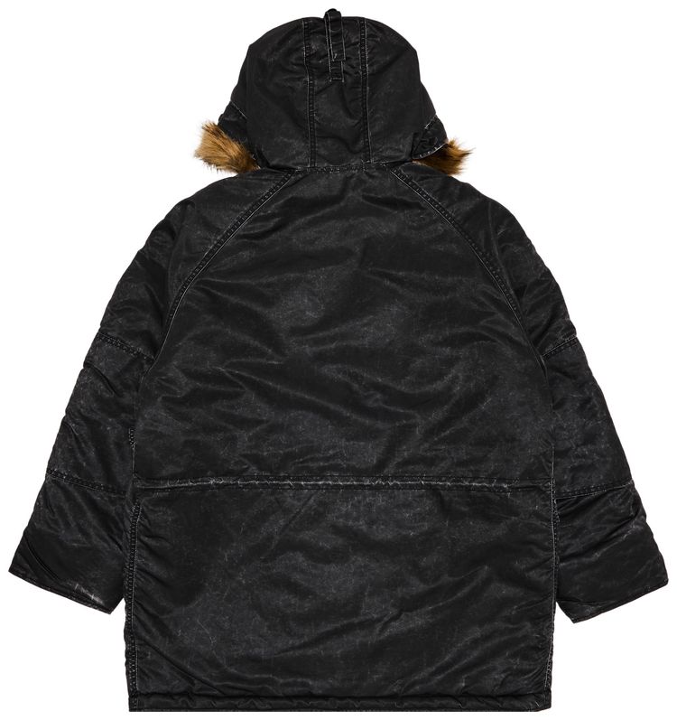 Supreme Washed Flight Satin N 3B Parka Black