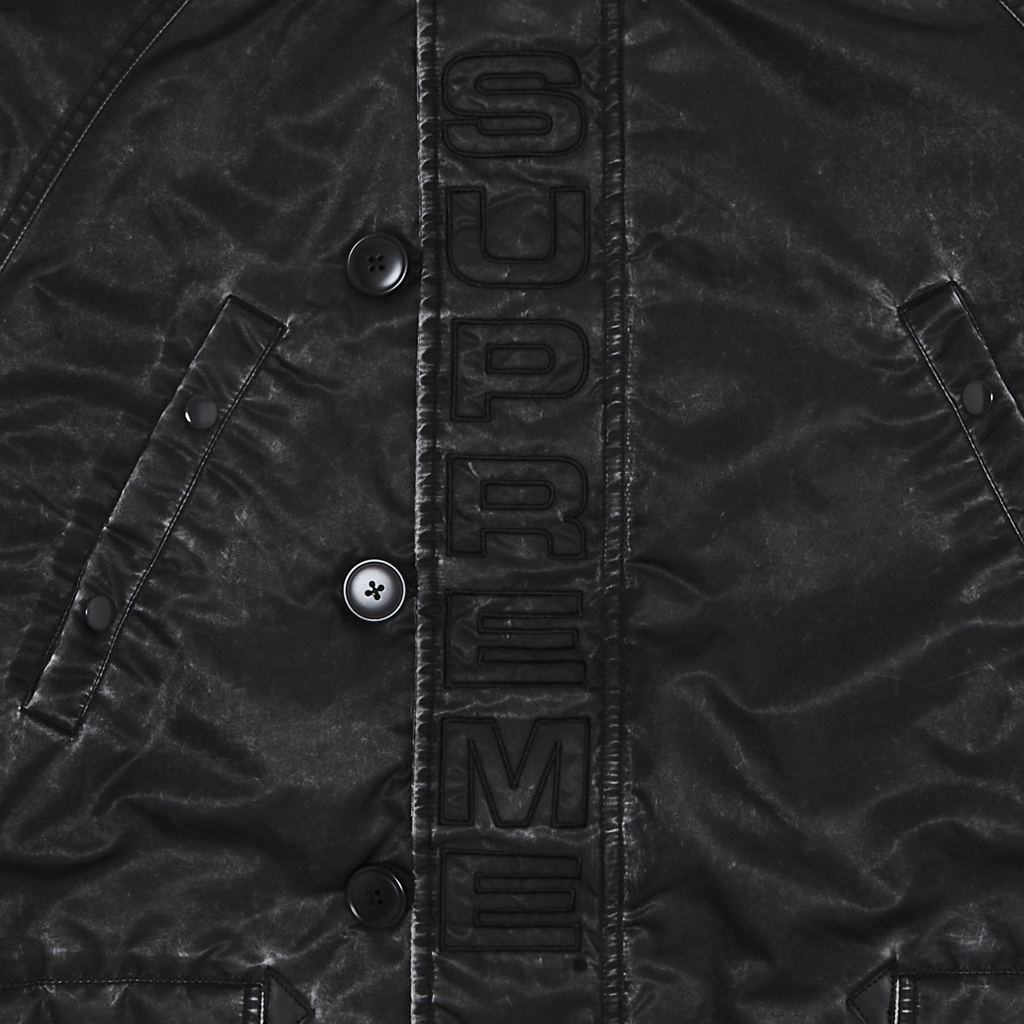 Buy Supreme Washed Flight Satin N-3B Parka 'Black' - FW24J77 BLACK