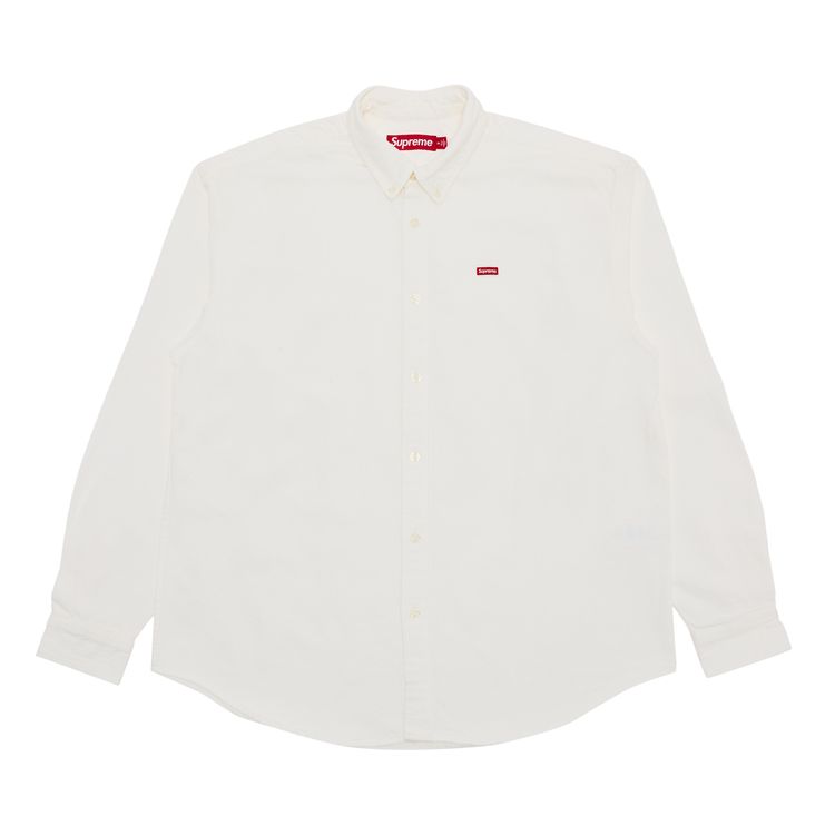 Supreme Small Box Shirt White Denim