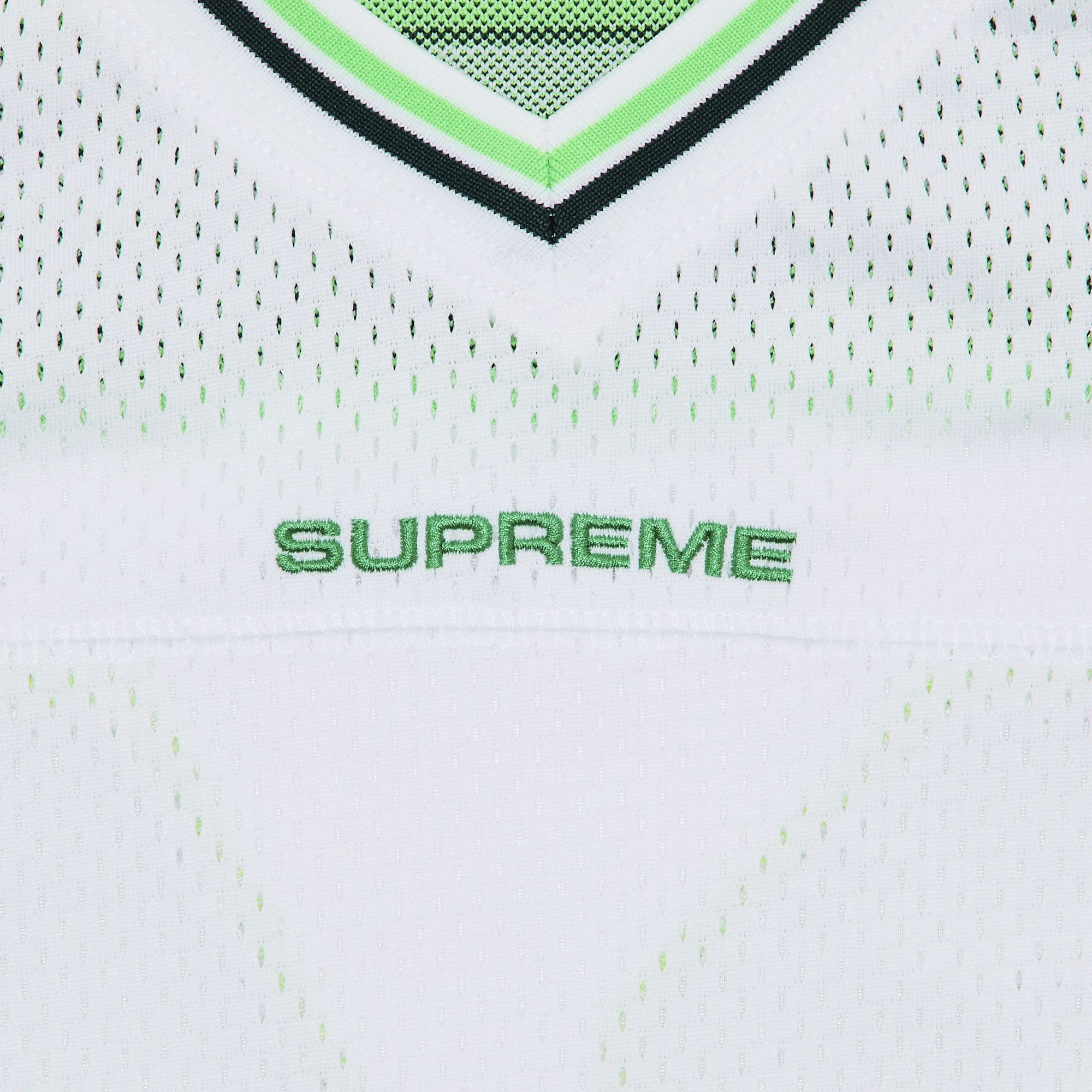 Buy Supreme Jacquard Rib Football Jersey 'White' - FW24KN6