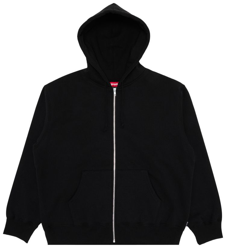 Supreme x Thrasher Zip Up Hooded Sweatshirt Black