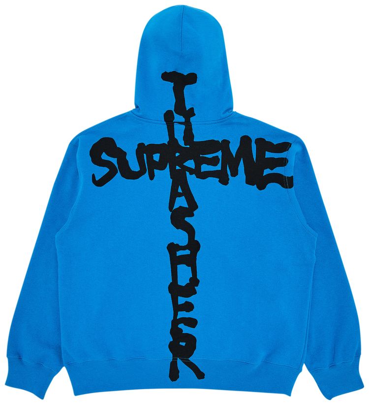 Supreme x Thrasher Zip Up Hooded Sweatshirt Bright Blue