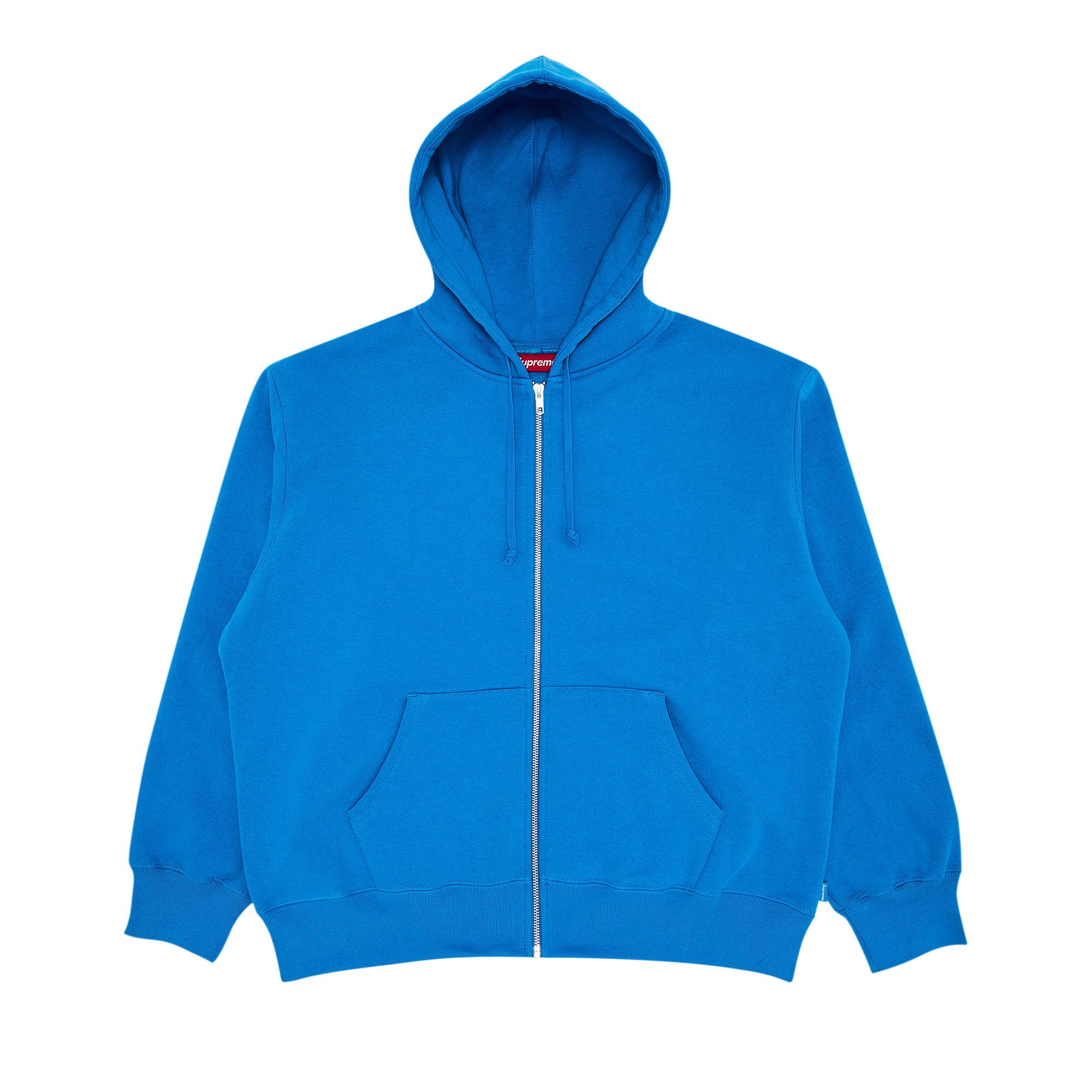 Buy Supreme x Thrasher Zip Up Hooded Sweatshirt 'Bright Blue