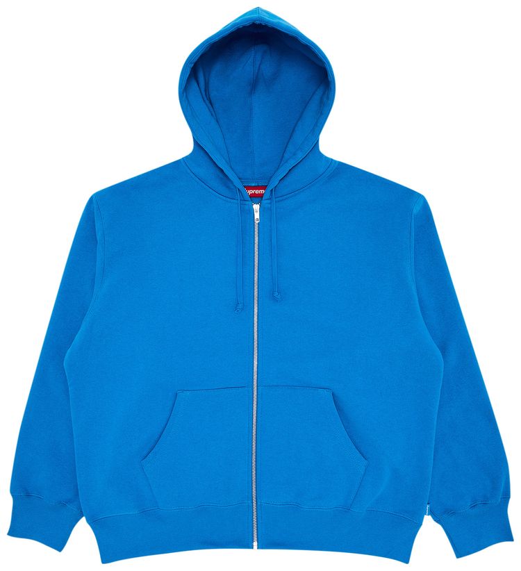Supreme x Thrasher Zip Up Hooded Sweatshirt Bright Blue