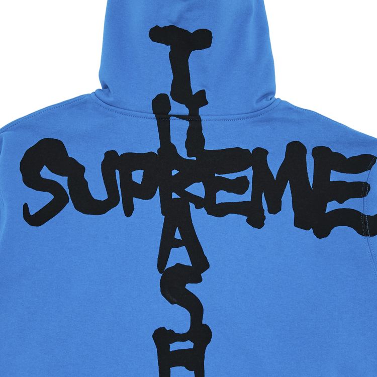 Supreme x Thrasher Zip Up Hooded Sweatshirt Bright Blue