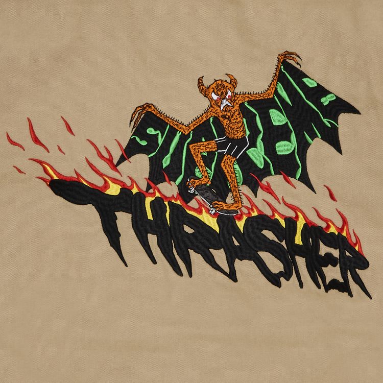 Supreme x Thrasher Hooded Work Jacket Tan