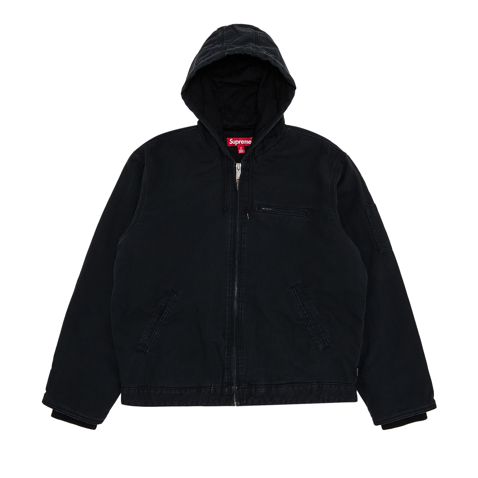 Size xxl Supreme x Thrasher Hooded Work Jacket Black