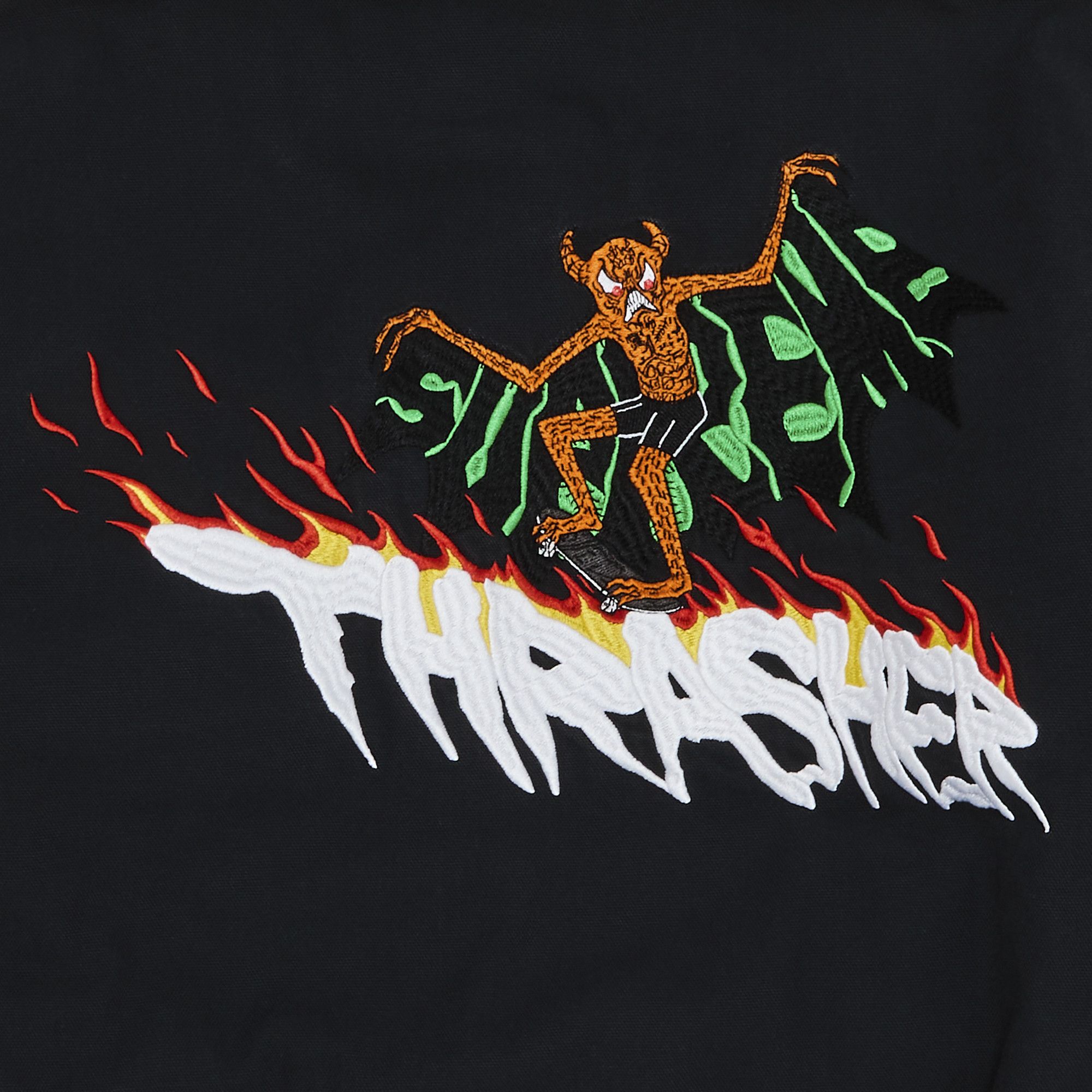 Size xxl Supreme x Thrasher Hooded Work Jacket 'Black'