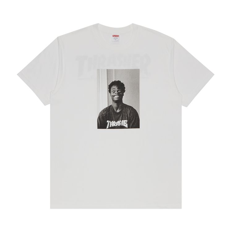 Supreme x Thrasher Harold Tee White
