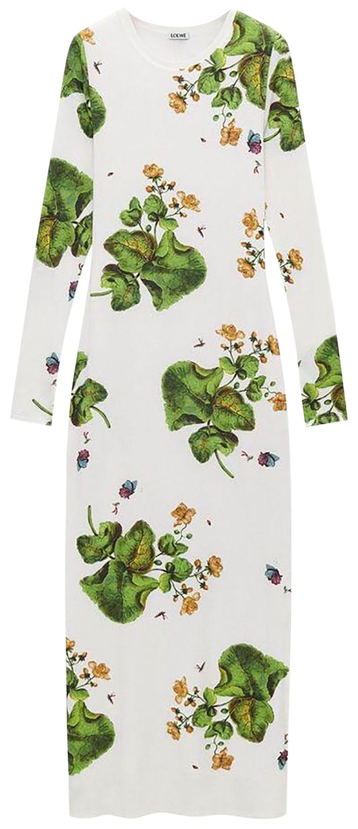 Loewe Tube Dress WhiteMulticolor