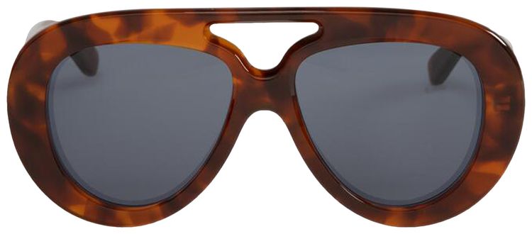 Loewe Curvy Sunglasses Blonde HavanaBlue