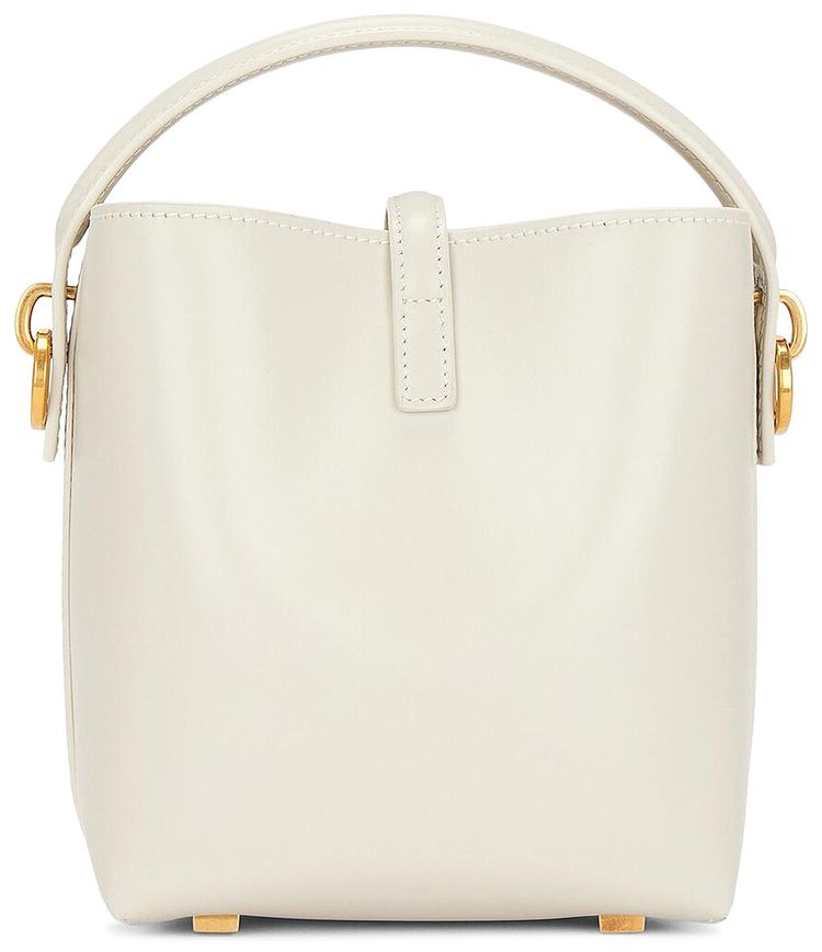 Saint Laurent Le 37 Leather Shoulder Bag Crema Soft