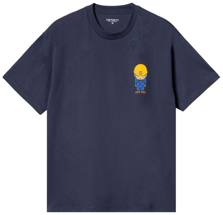 Carhartt WIP Short Sleeve Sumimasen T Shirt Air Force Blue