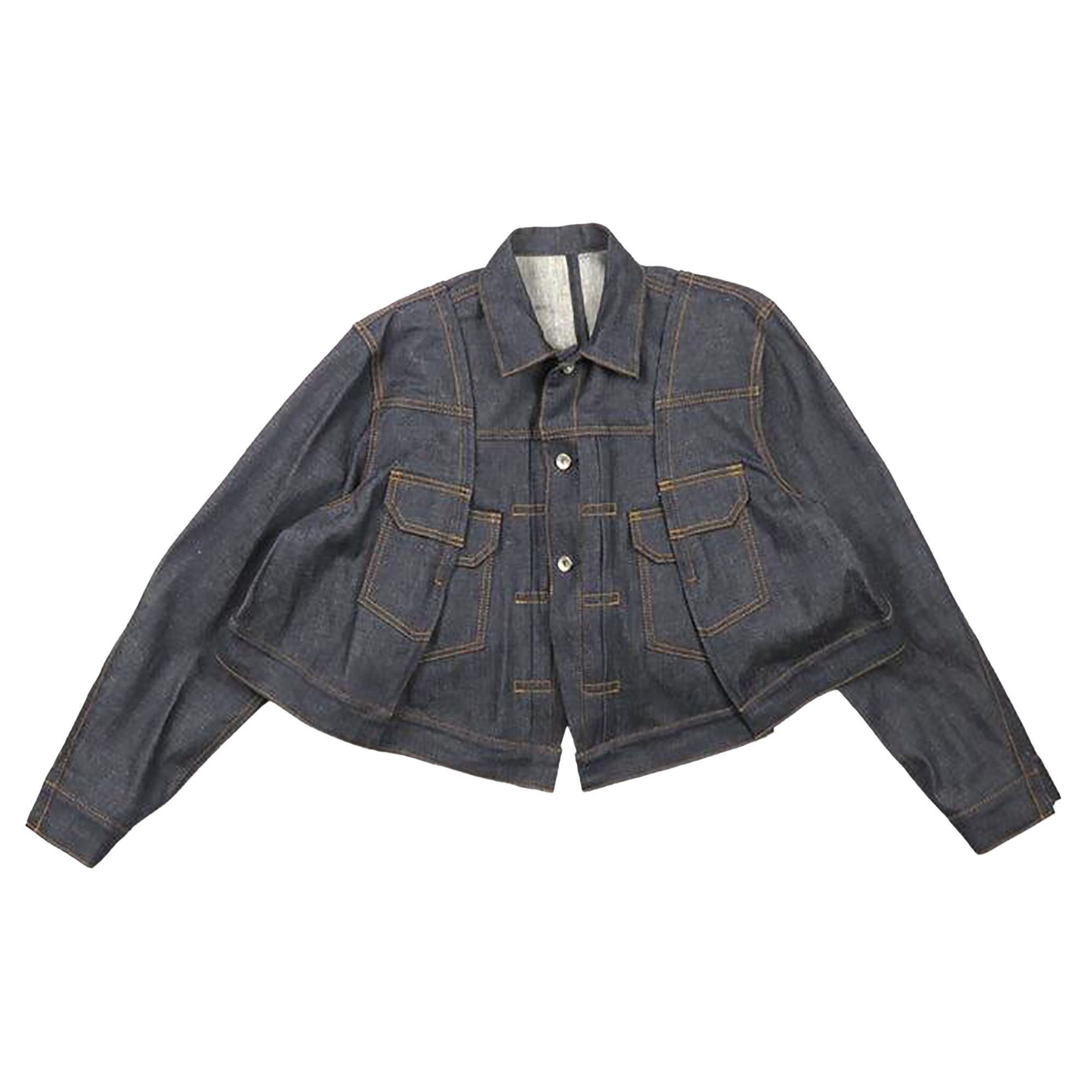 Buy Sacai Denim Jacket 'Indigo' - 24 07354 499 | GOAT