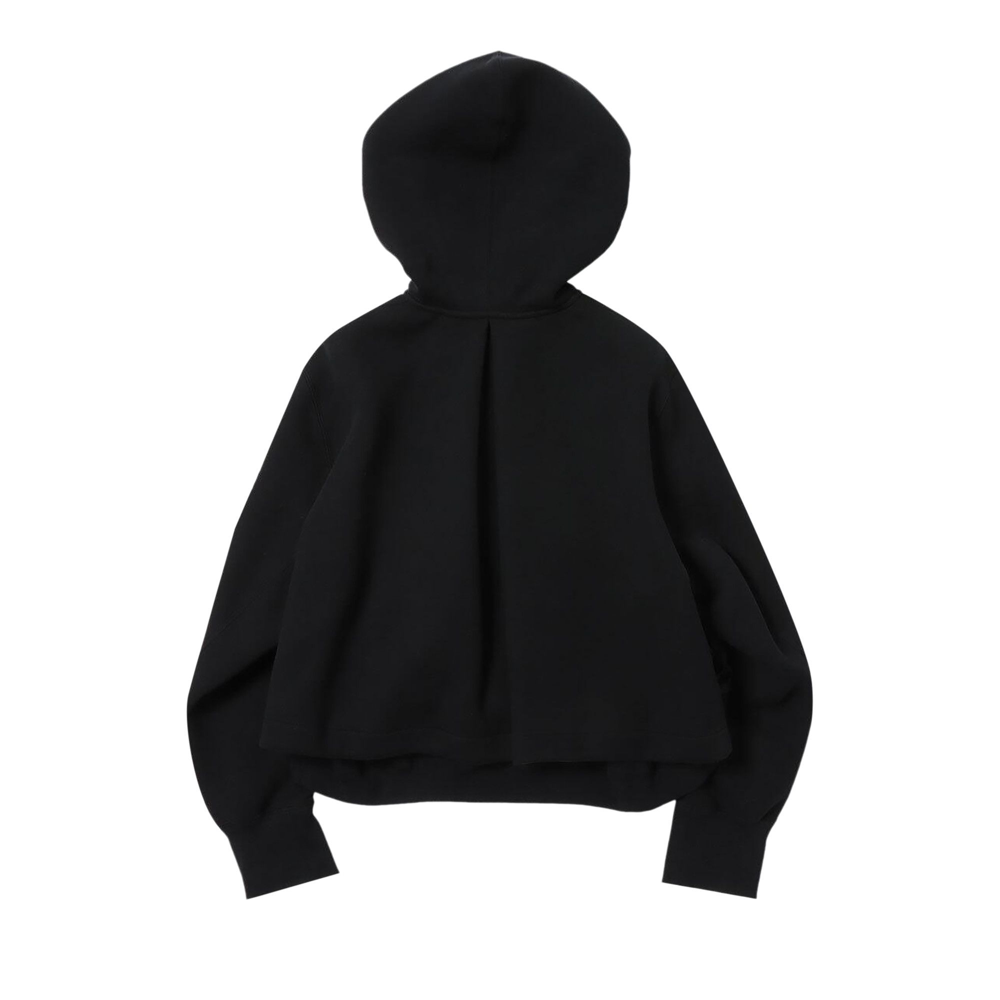 Buy Sacai Sponge Sweat Nylon Twill Hoodie 'Black' - SCW 231 002 | GOAT