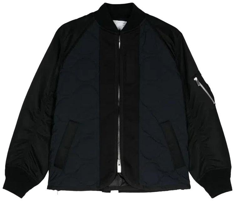 Sacai Nylon Twill Ripstop Jacket Black