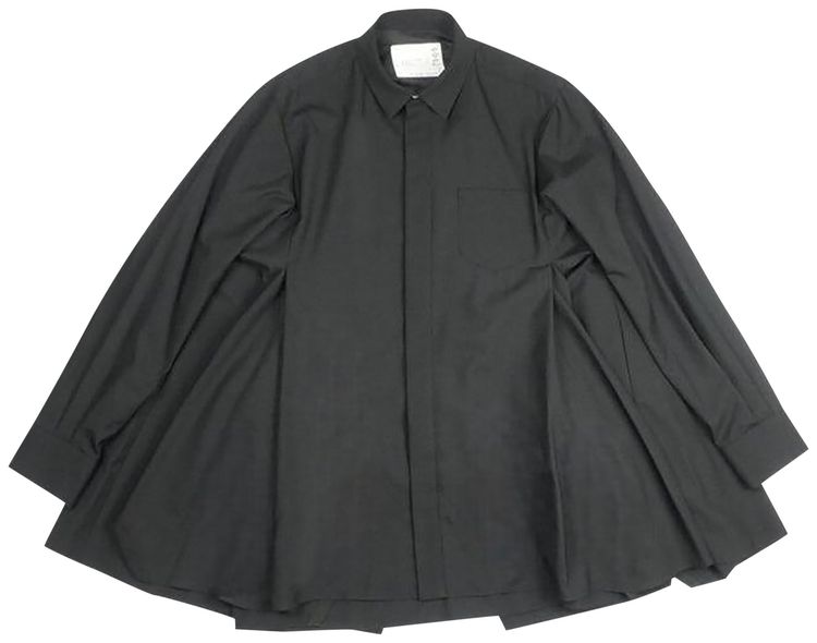 Sacai Suiting Dress Black